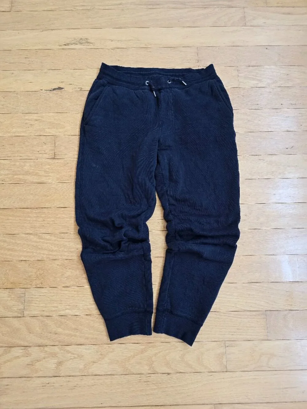 Uniqlo | sporty navy blue fleece lined jogger sweatpants | MENS S